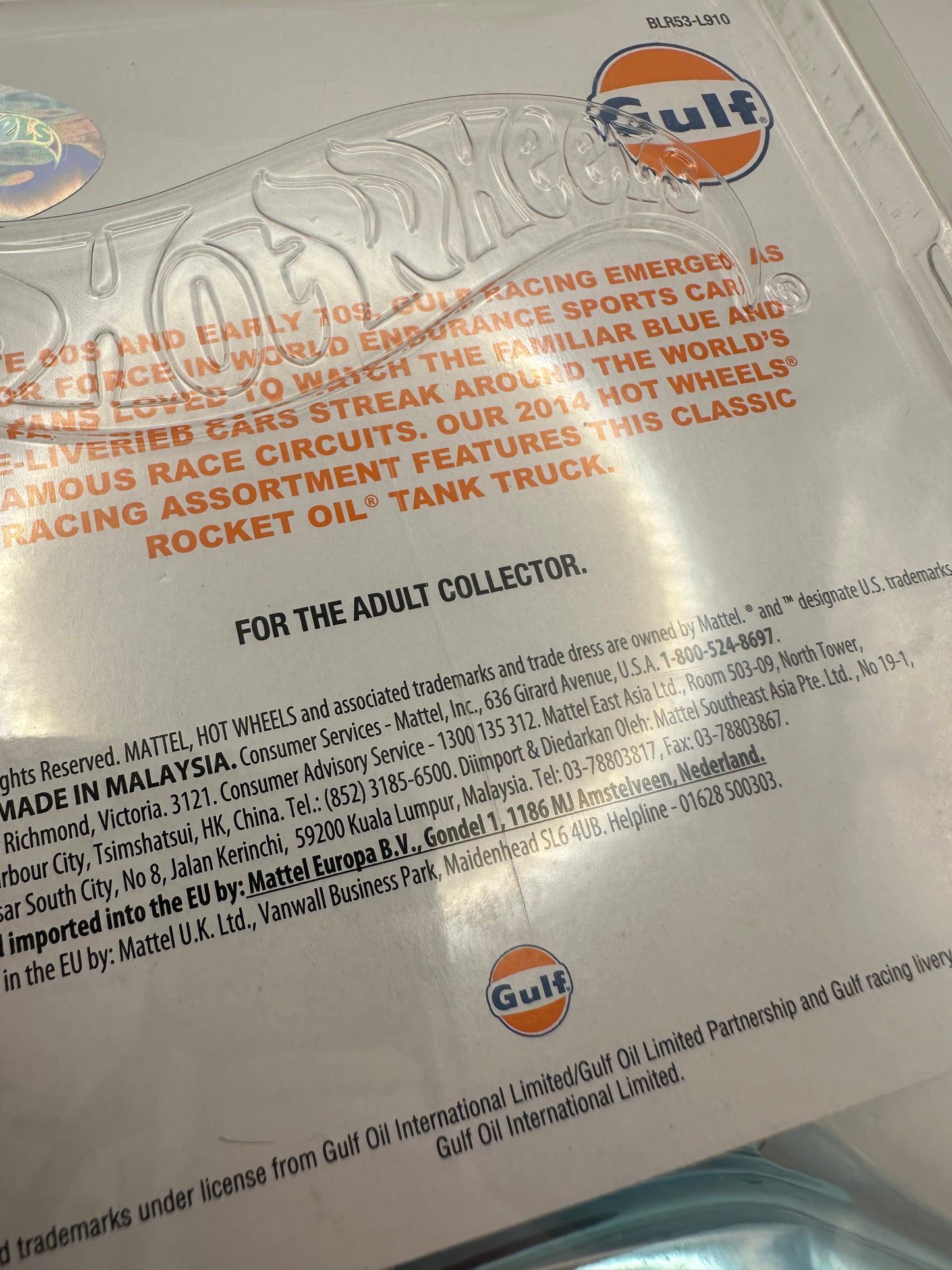 Hot Wheels RLC Rocket Oil - Gulf