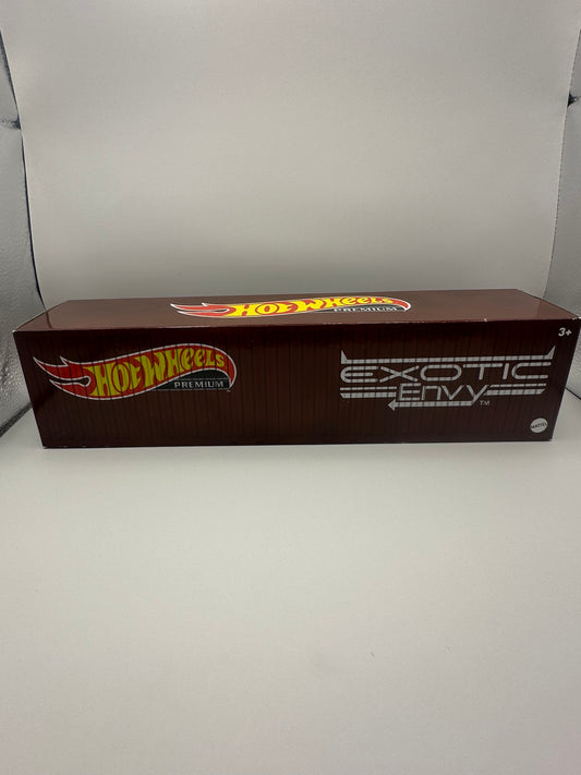 Hot Wheels Premium Exotic Envy 2 Container Set