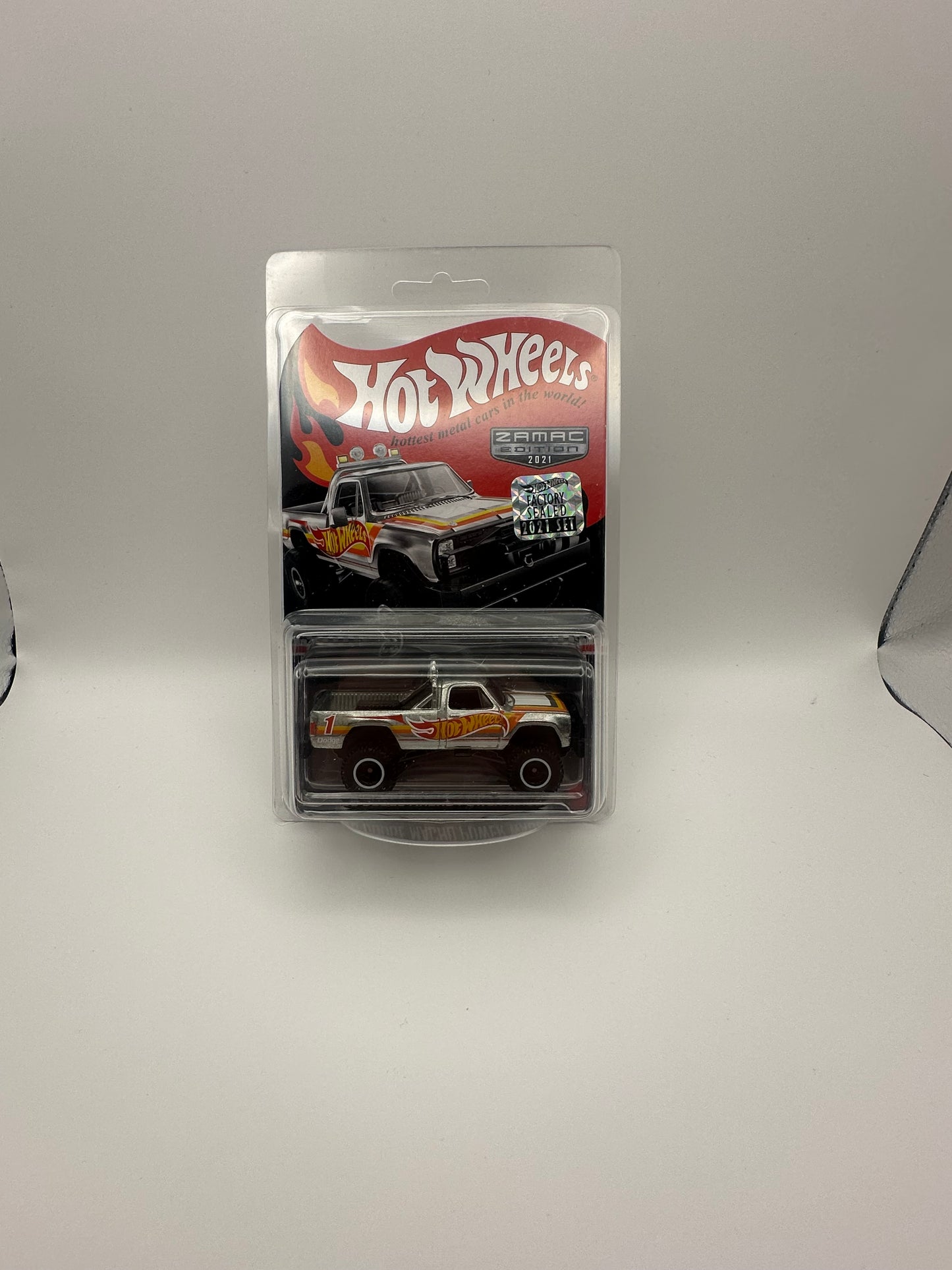 Hot Wheels 2021 Mail-in ZAMAC 1980 Dodge Macho Power Wagon Factory Sealed