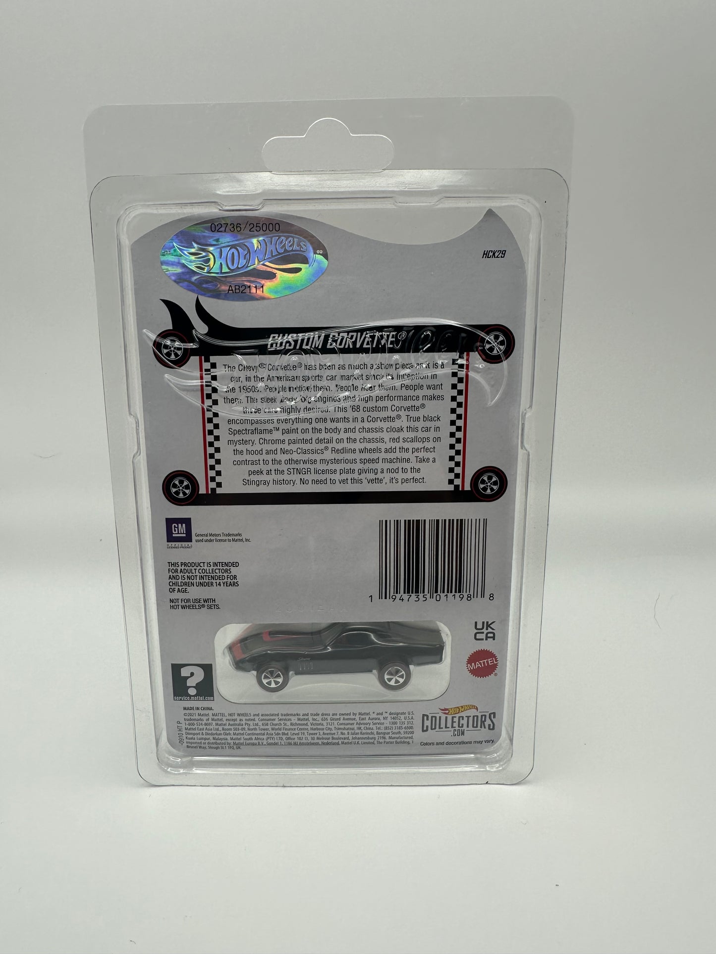 Hot Wheels RLC Custom Corvette