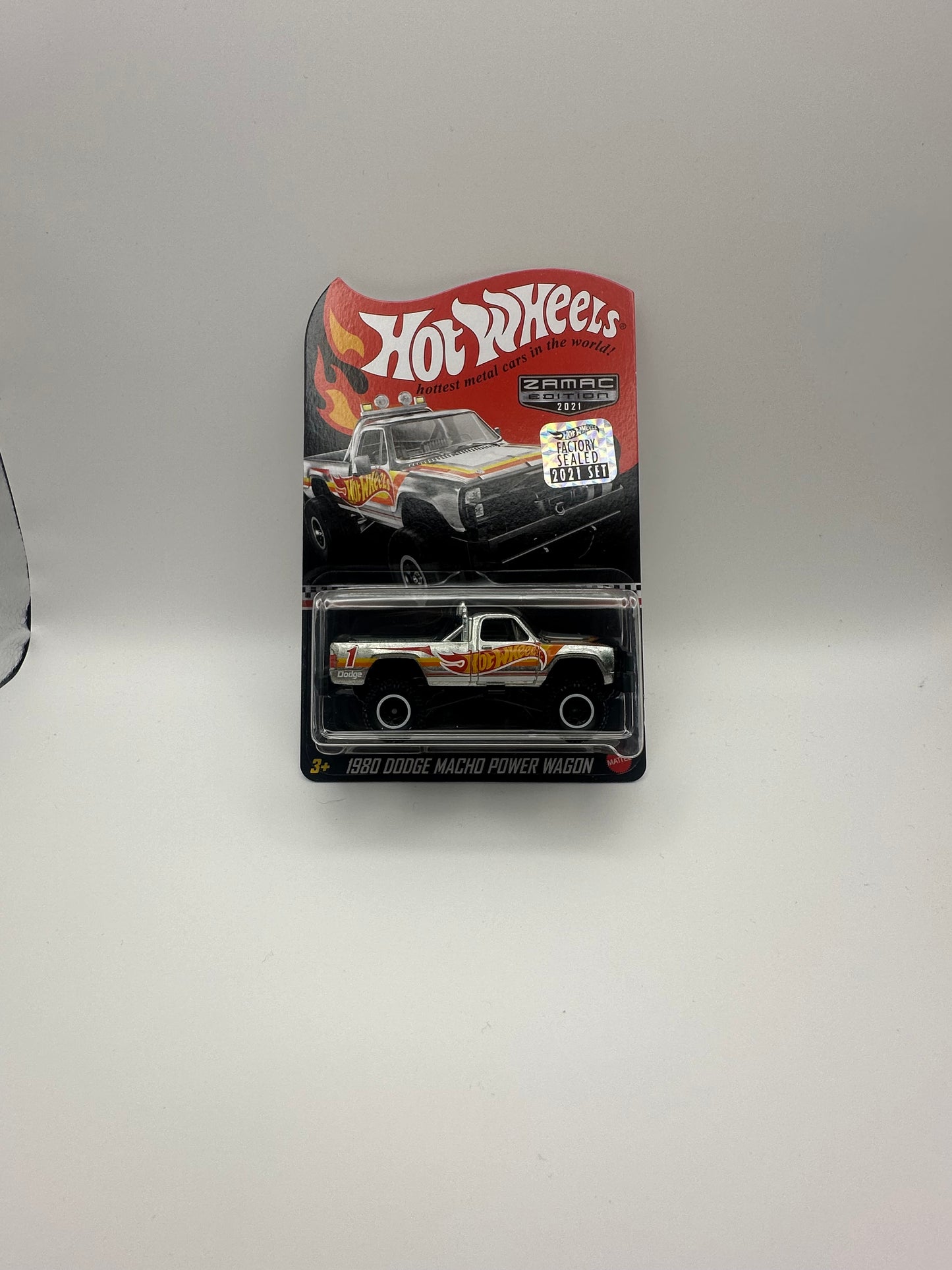 Hot Wheels 2021 Mail-in ZAMAC 1980 Dodge Macho Power Wagon Factory Sealed