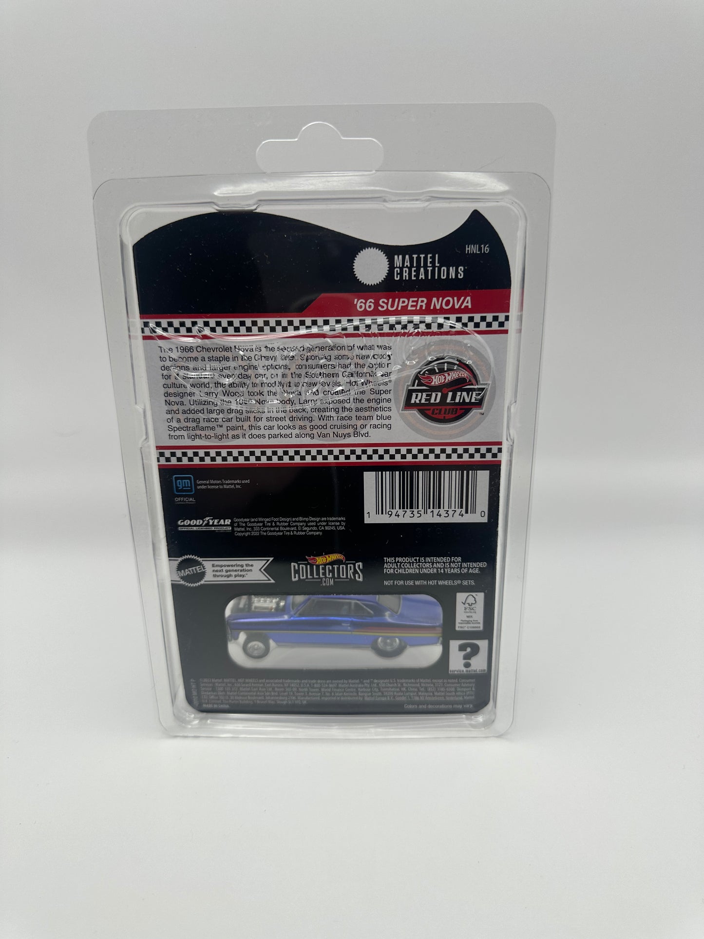 Hot Wheels RLC ‘66 Super Nova